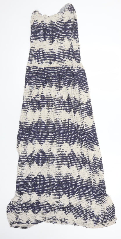 Marks and Spencer Women's Multicoloured Maxi Dress - Size 8