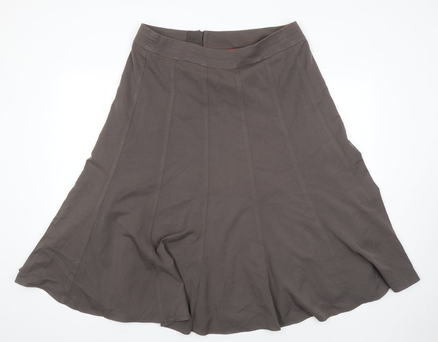 Marks and Spencer Women's Brown A-Line Skirt Size 10