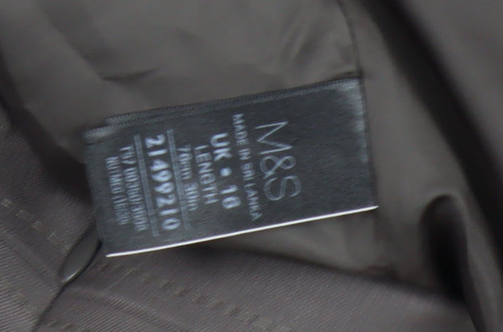 Marks and Spencer Women's Brown A-Line Skirt Size 10