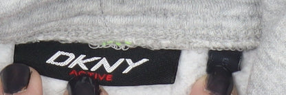 DKNY Women’s Grey Pullover Hoodie S