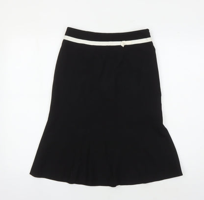 Principles Petite Black Trumpet Skirt 8 Women