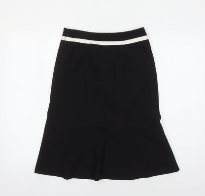 Principles Petite Black Trumpet Skirt 8 Women