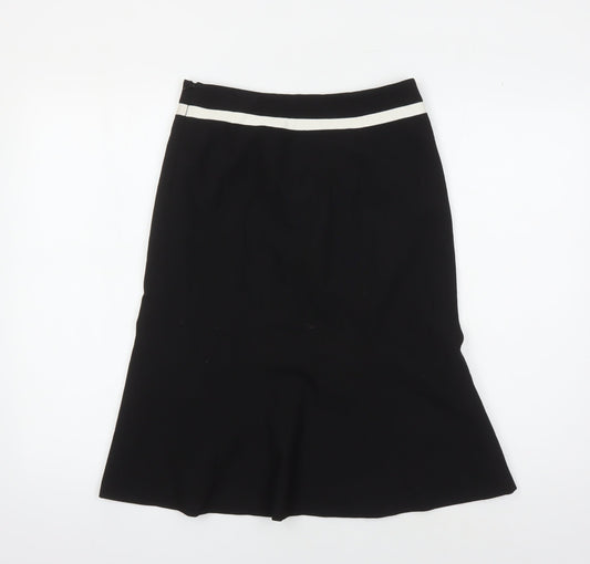 Principles Petite Black Trumpet Skirt 8 Women