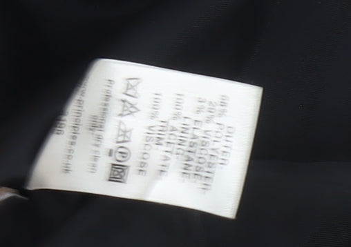 Principles Petite Black Trumpet Skirt 8 Women