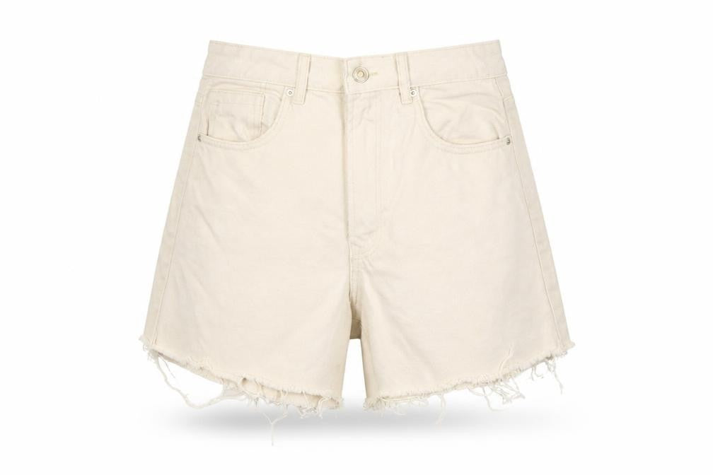 Womens UK Size 4 Stradivarius Regular Fit Cut-Off Shorts