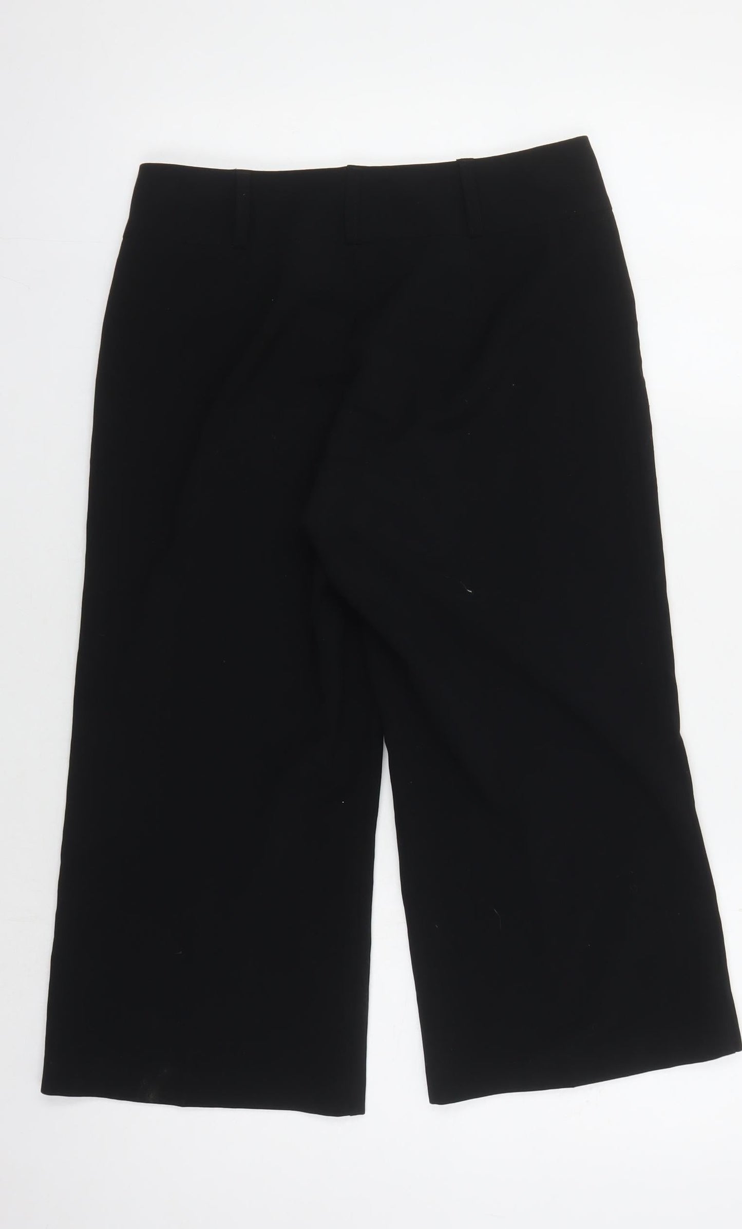 Womens UK Size 8 Marks and Spencer Regular Fit  Black Trousers