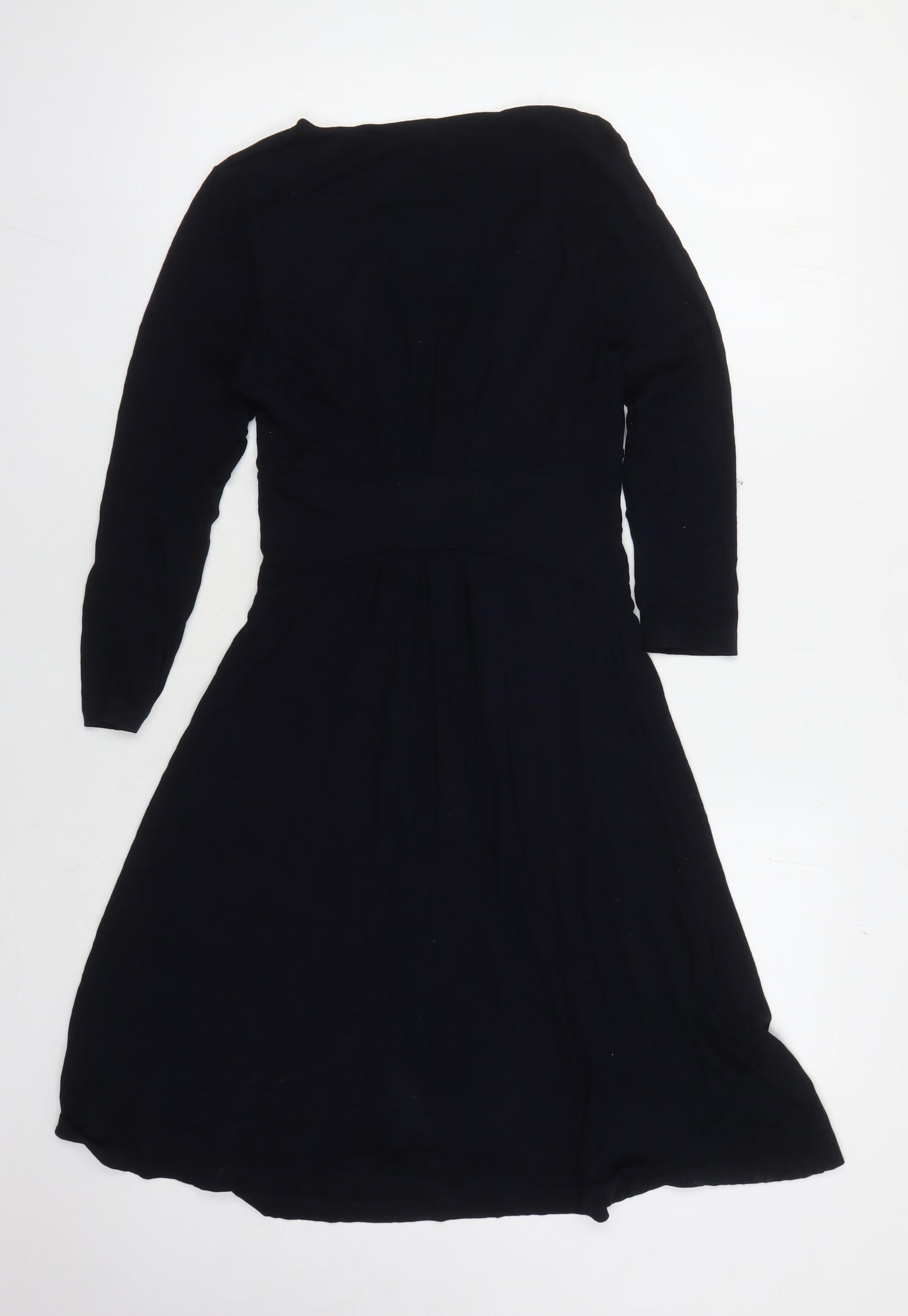 The White Company Women's Black Dress S V-Neck