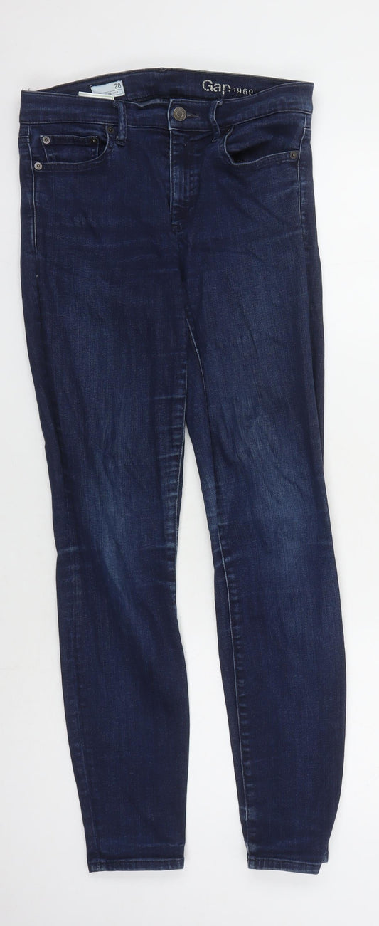 Gap Men's Blue Skinny Style Jeans - Size 28