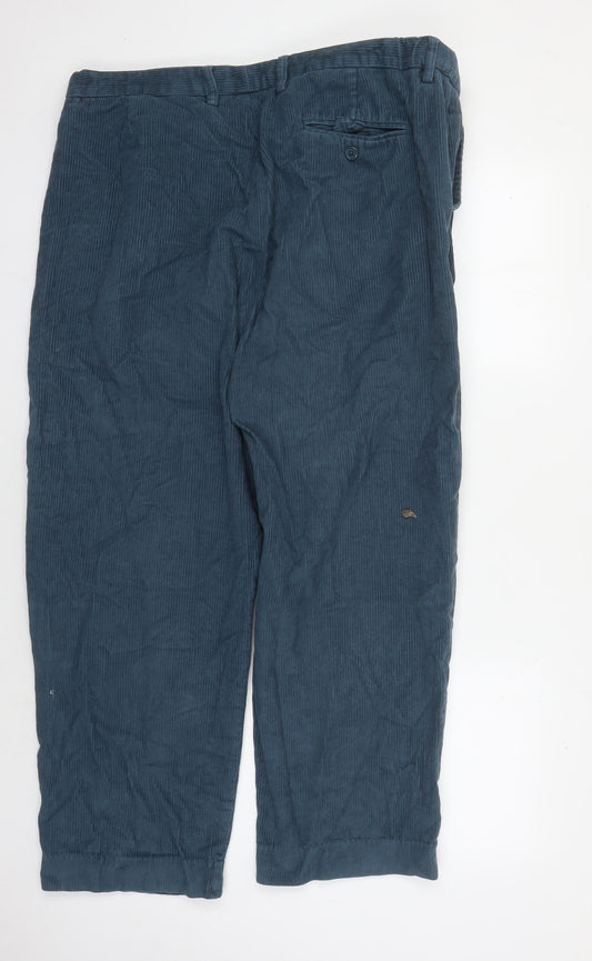 Pegasus Men's Blue Corduroy Trousers 42 in Waist