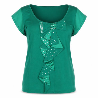 Womens UK Size 14 Marks and Spencer Green  Blouse