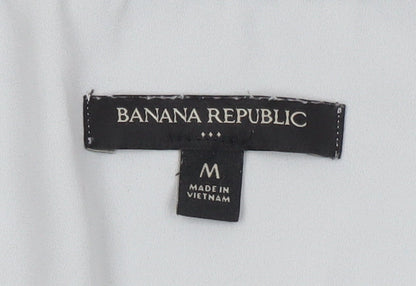 Banana Republic Women's Grey Tank Top M Linen Blend