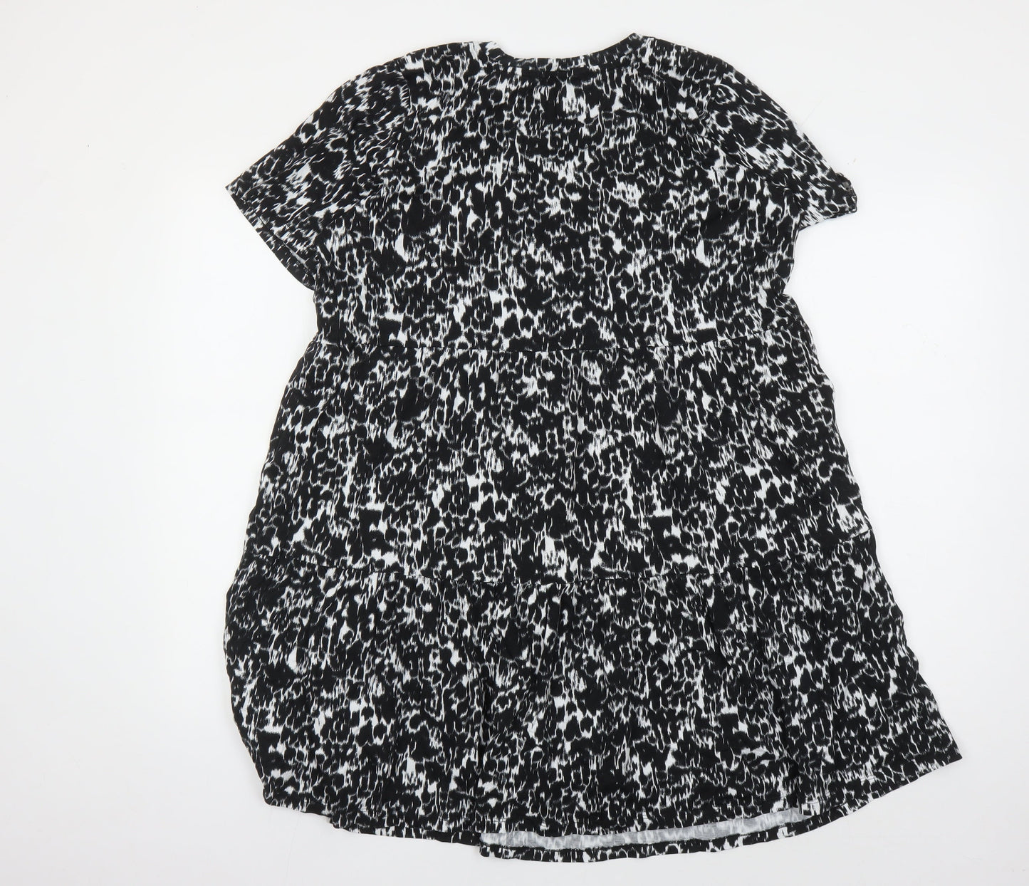 Marks and Spencer Women's Black Animal Print Dress