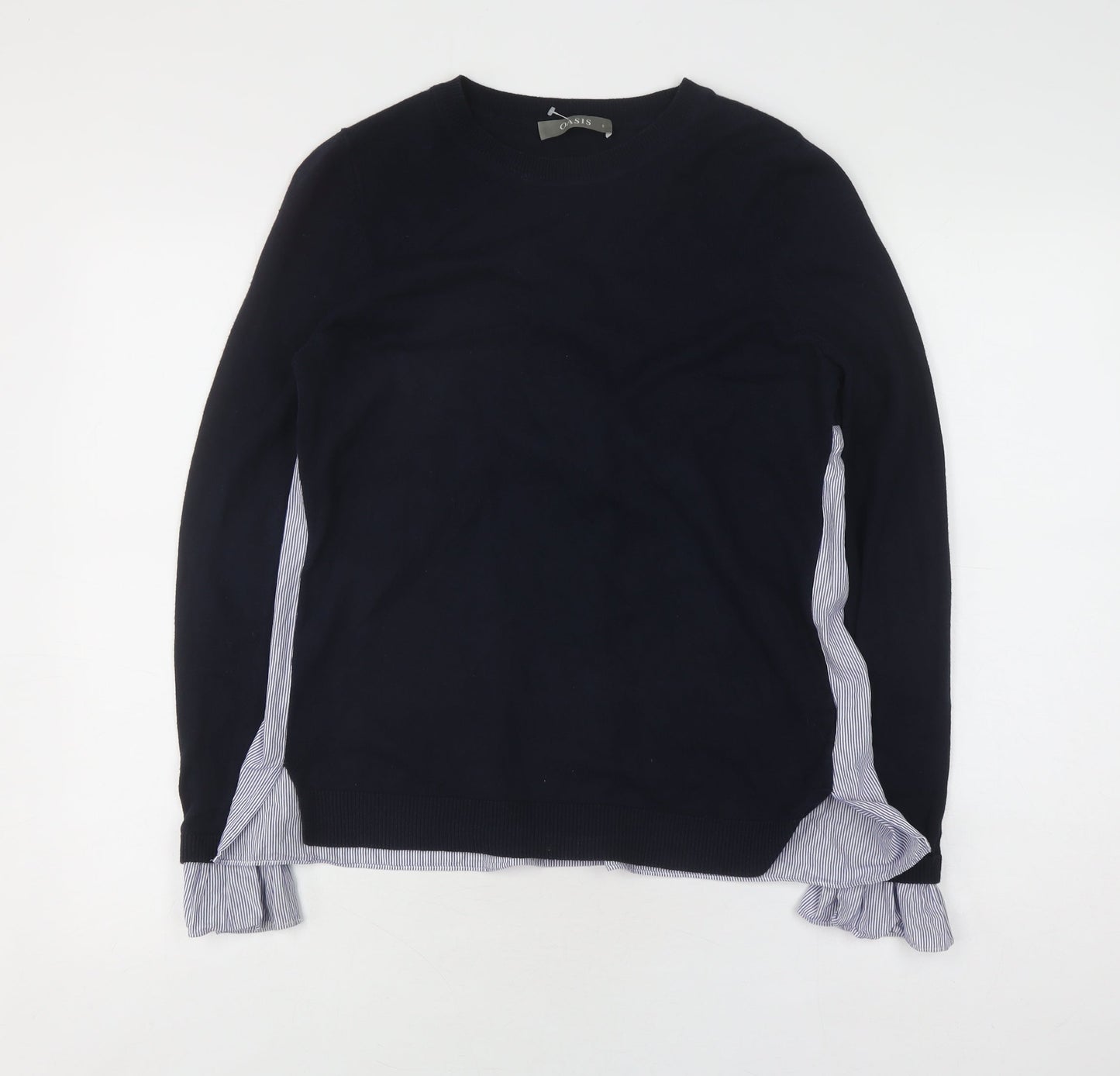 Womens UK Size S Oasis Black Pullover Jumper