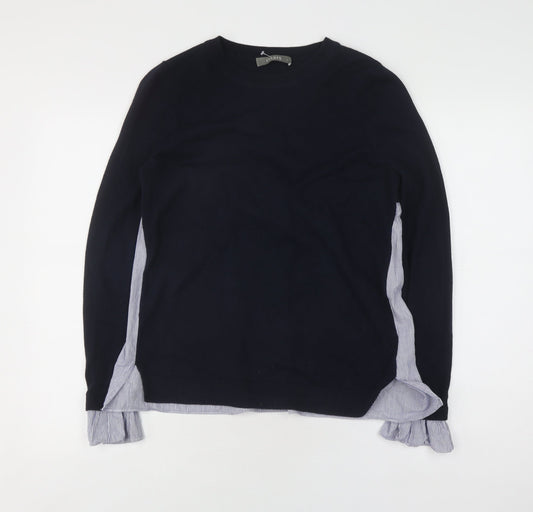 Womens UK Size S Oasis Black Pullover Jumper