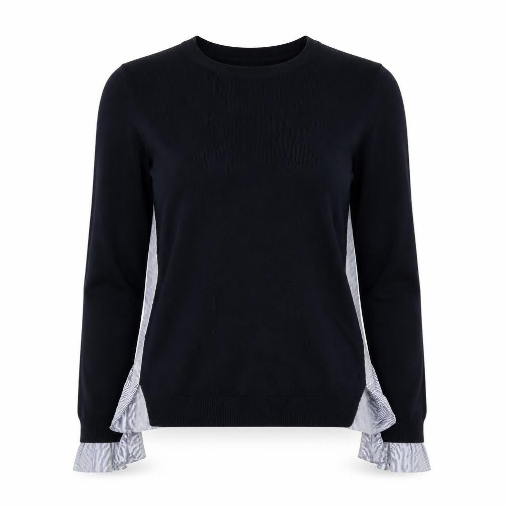 Womens UK Size S Oasis Black Pullover Jumper