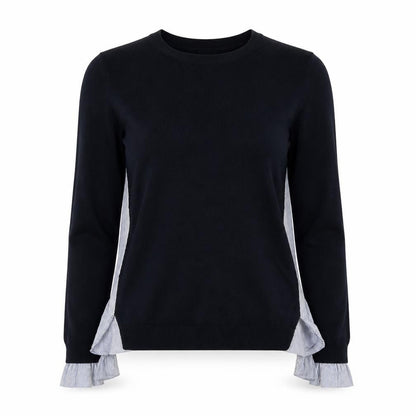 Womens UK Size S Oasis Black Pullover Jumper