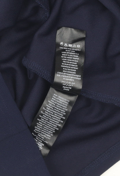 Lipsy London Women's Blue Sleeveless Shift Dress - Size 12