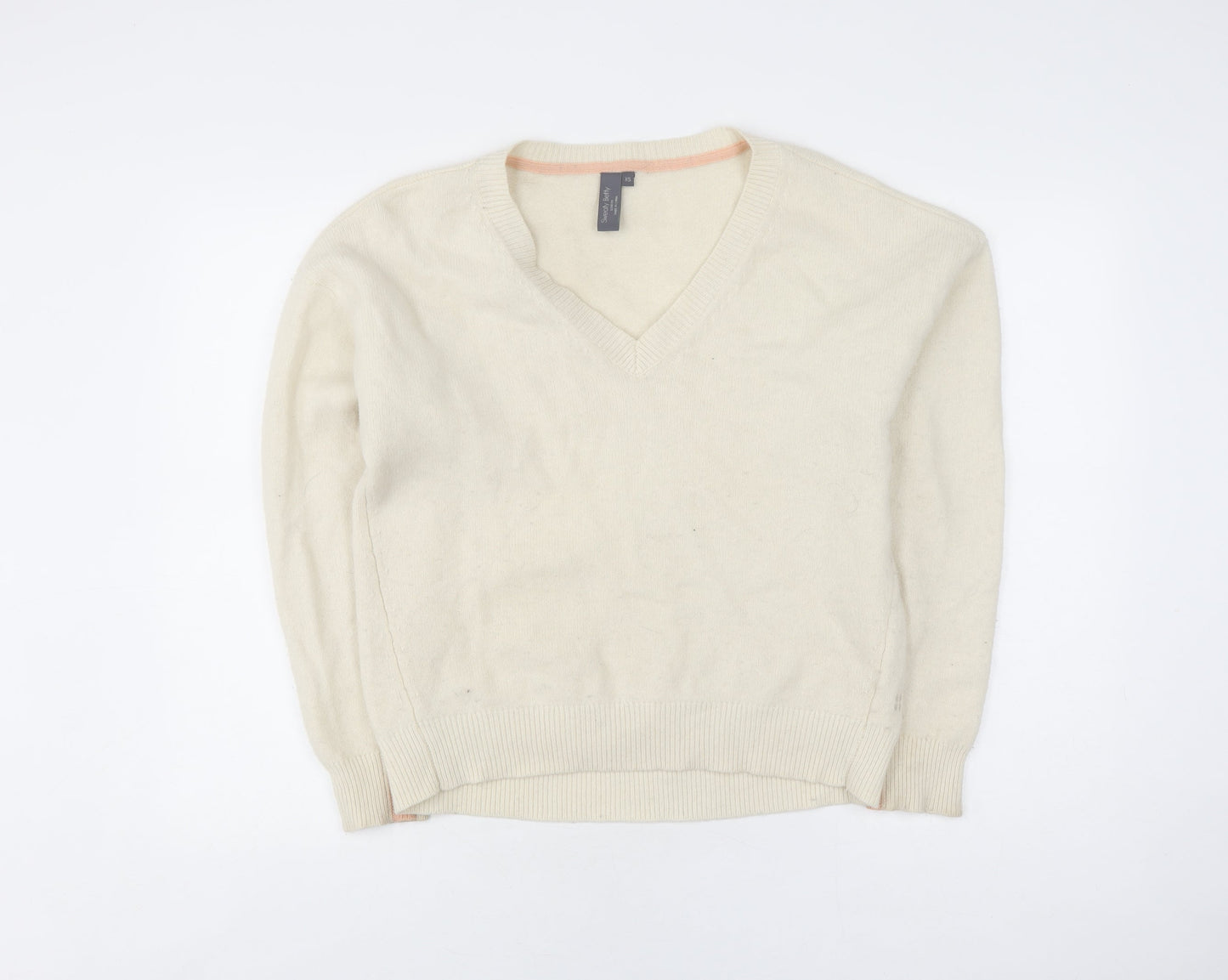 Womens UK Size XS Sweaty Betty White Pullover Jumper