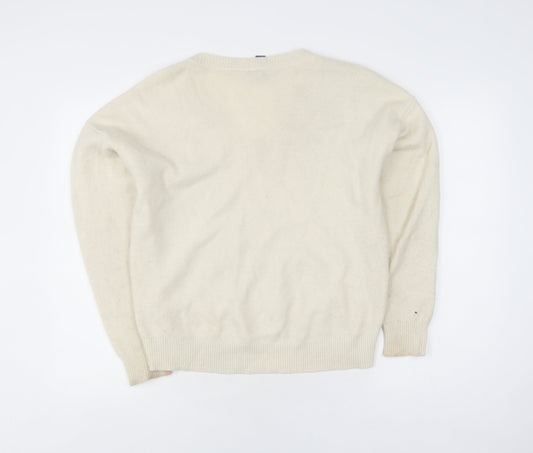 Womens UK Size XS Sweaty Betty White Pullover Jumper