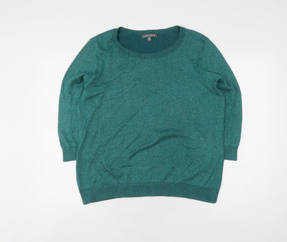 Laura Ashley Women's Green Jumper UK 16