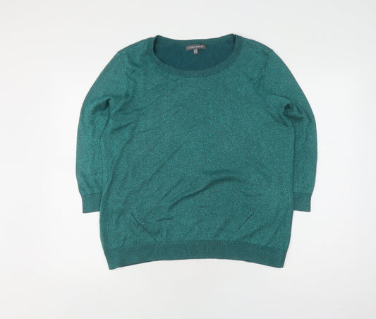Laura Ashley Women's Green Jumper UK 16
