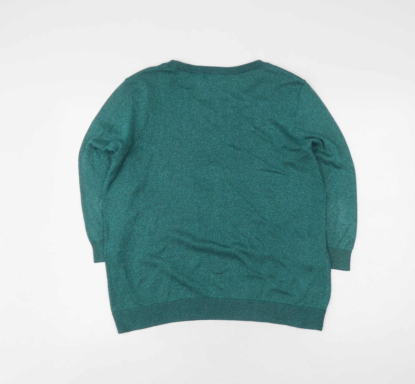 Laura Ashley Women's Green Jumper UK 16