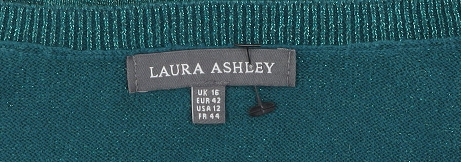 Laura Ashley Women's Green Jumper UK 16