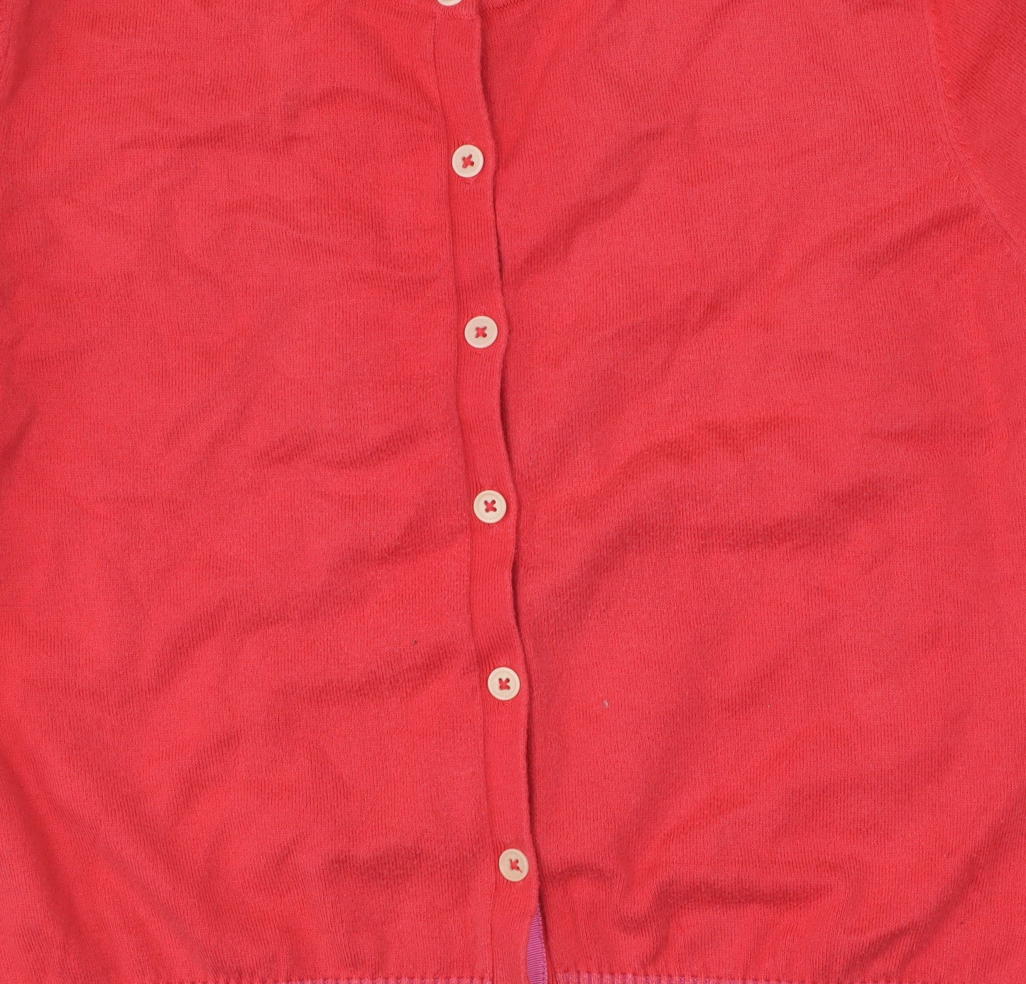 Boden Girls Red Cardigan UK Size 16 Cotton Blend