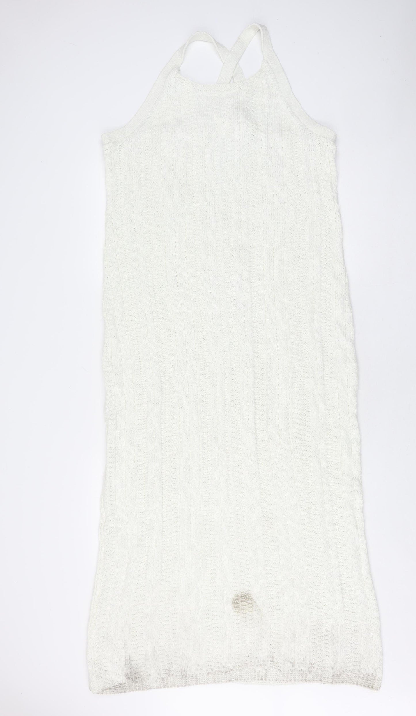 Marks and Spencer Ivory Knit Dress, Size 20, Sleeveless