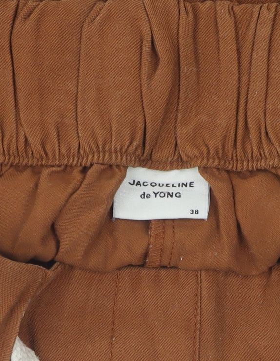 Jacqueline de Yong Women's Brown Sweat Shorts, Size 10