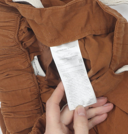 Jacqueline de Yong Women's Brown Sweat Shorts, Size 10