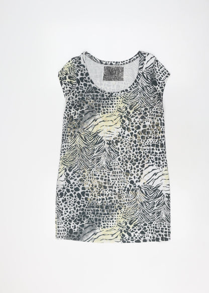Womens UK Size 6 NEXT Multicoloured Basic Blouse