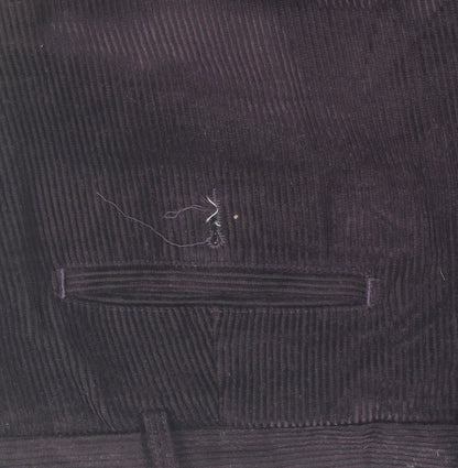 Marks and Spencer Men's Purple Corduroy Thermal Trousers
