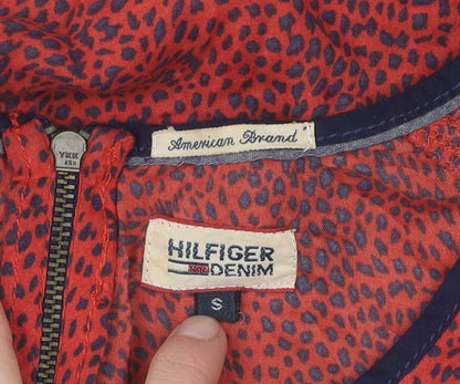 Womens UK Size S Hilfiger Denim Multicoloured Basic T-Shirt