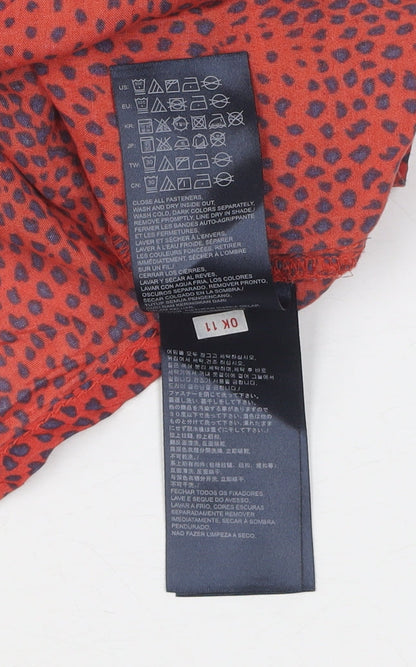 Womens UK Size S Hilfiger Denim Multicoloured Basic T-Shirt