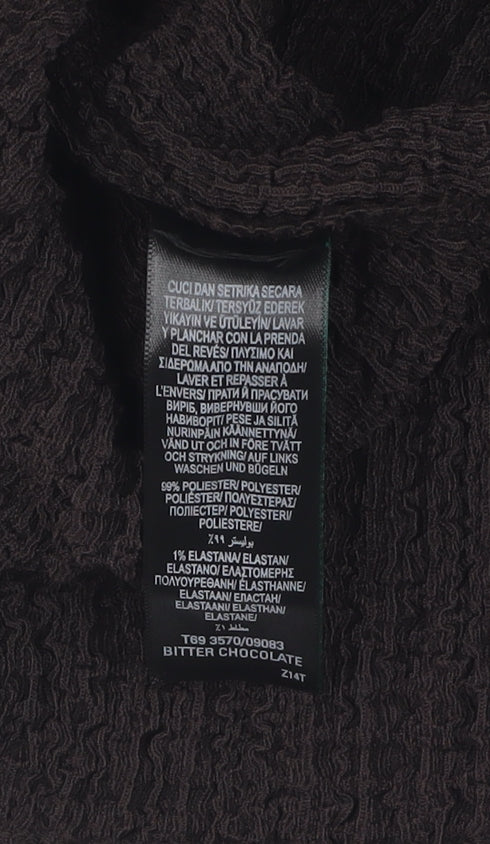 Marks and Spencer Women's Brown Pencil Skirt Size 24