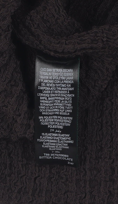 Marks and Spencer Women's Brown Pencil Skirt Size 24