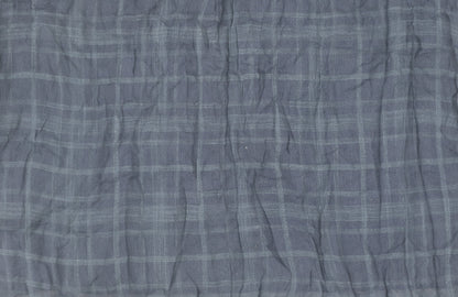 Apricot Women's Blue Check Blouse Size S 3/4 Sleeve V-Neck