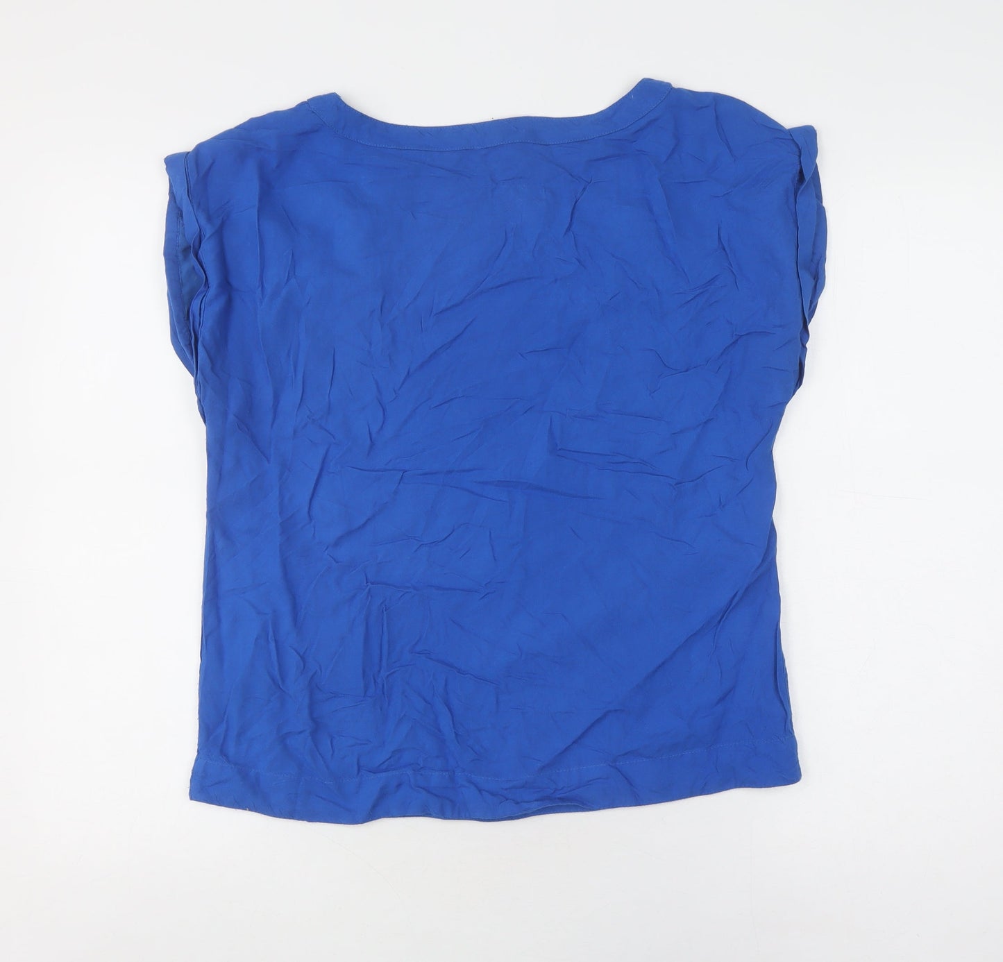 Womens UK Size 8 Monsoon Blue  Blouse