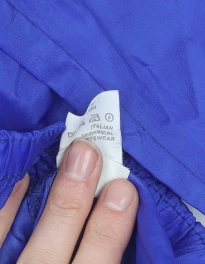 Mens UK Size S Errea Blue Windbreaker Coat