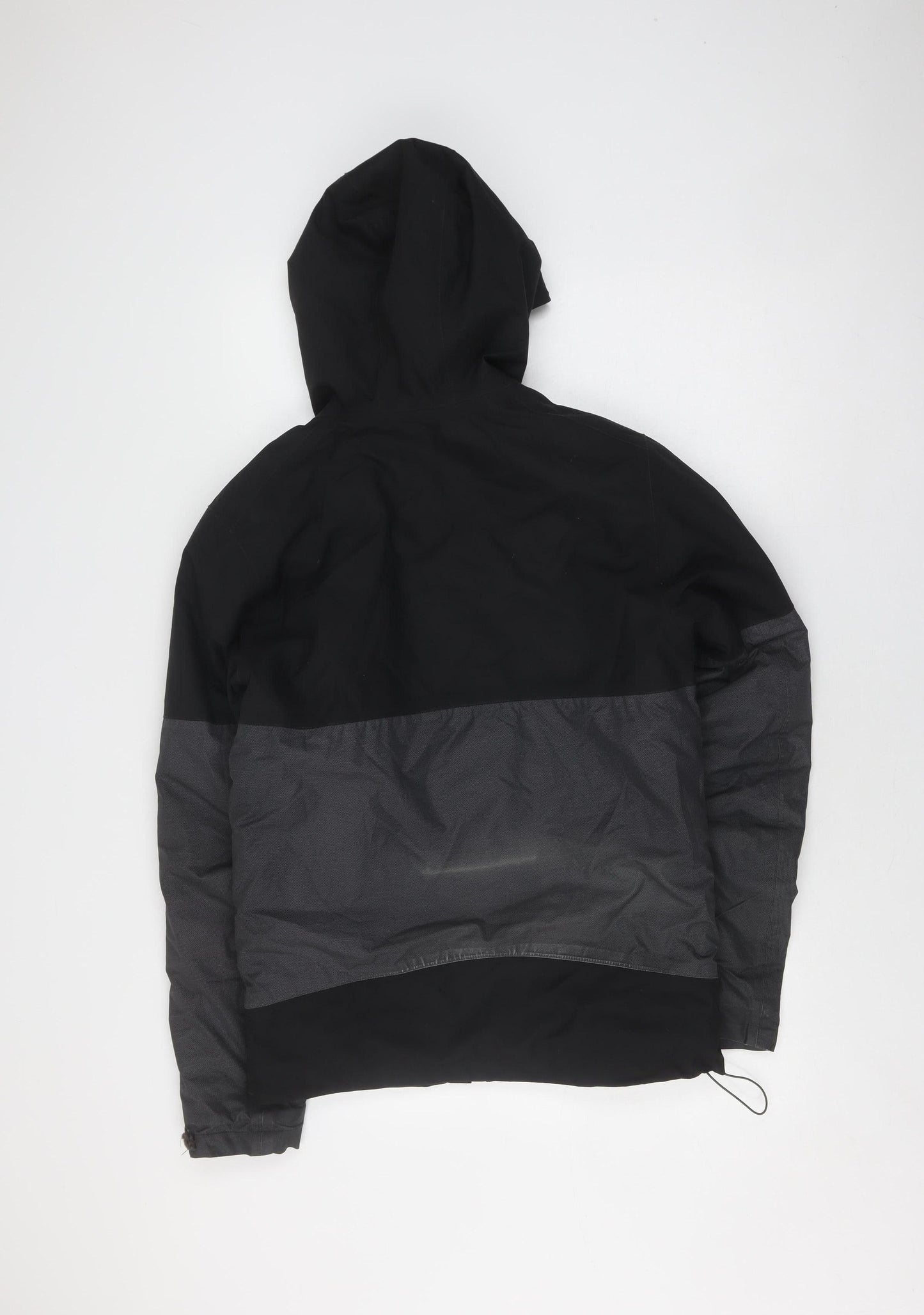 Unisex Adults UK Size XS DECATHLON Black Windbreaker Coat