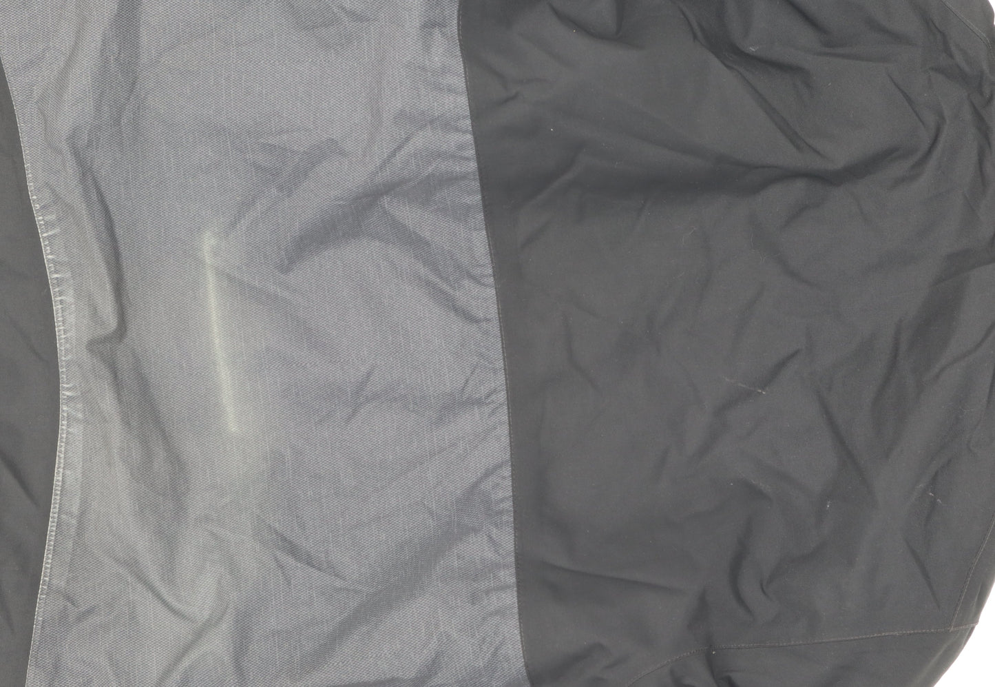 Unisex Adults UK Size XS DECATHLON Black Windbreaker Coat