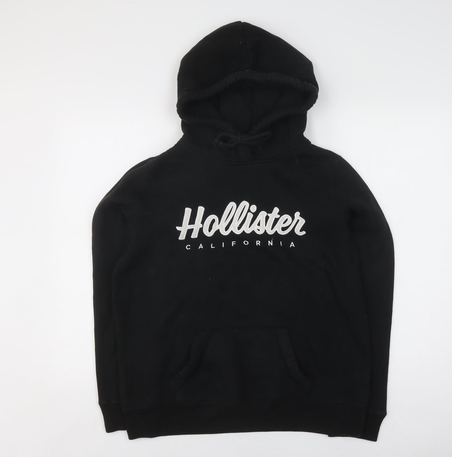 Hollister Unisex Black Pullover Hoodie M