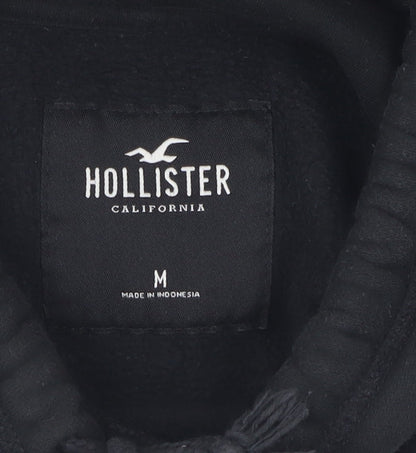 Hollister Unisex Black Pullover Hoodie M