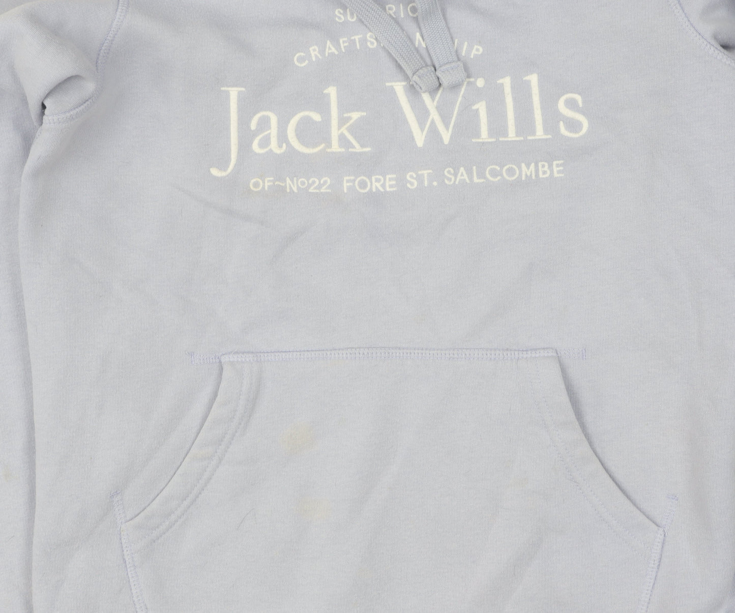 Womens UK Size 10 Jack Wills Blue Pullover Hoodie