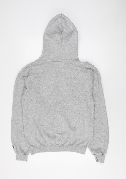 Mens UK Size S Champion Grey Pullover Hoodie