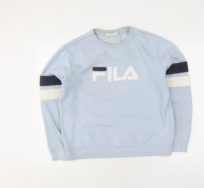 Fila Women's Blue Crew Neck Sweatshirt L