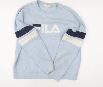 Fila Women's Blue Crew Neck Sweatshirt L