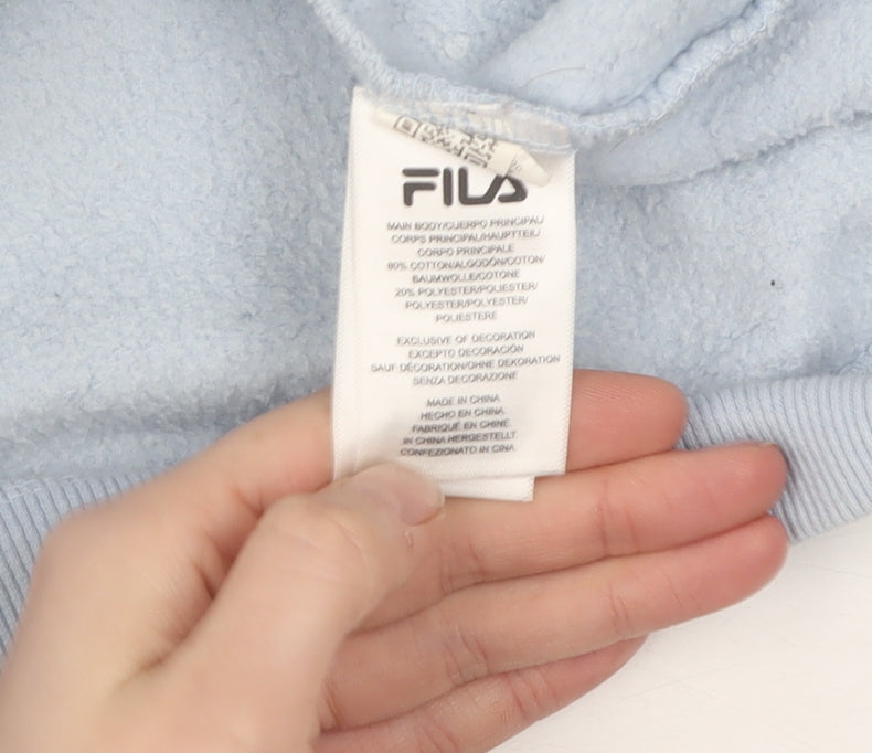 Fila Women's Blue Crew Neck Sweatshirt L