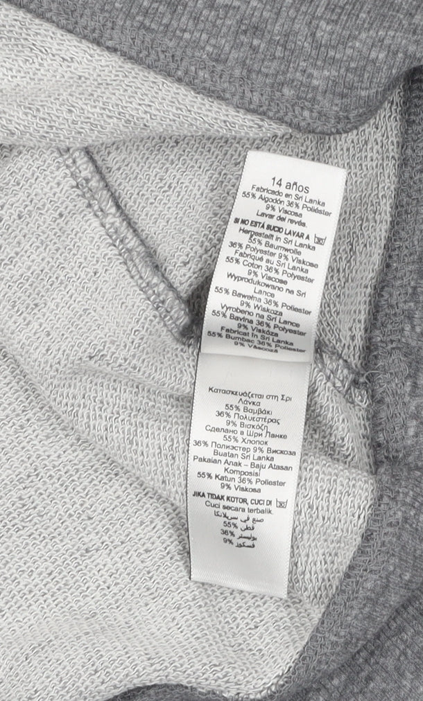 Next Teen Grey Pullover Sweatshirt, Size 14, Casual Comfort